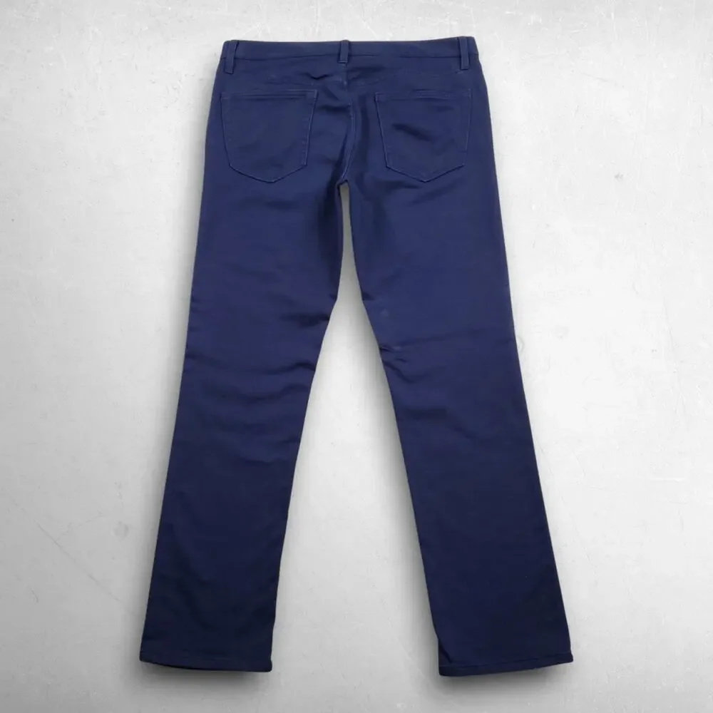 Banana Republic Slim Fit Traveller Pants Men 33x30 Navy Stretch Straight Comfort